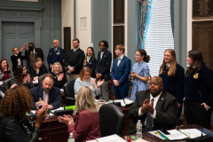 Students. Staff and Legislators at Legislative Hall 2026
